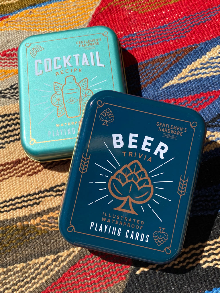 Waterproof Playing Cards in travel tin